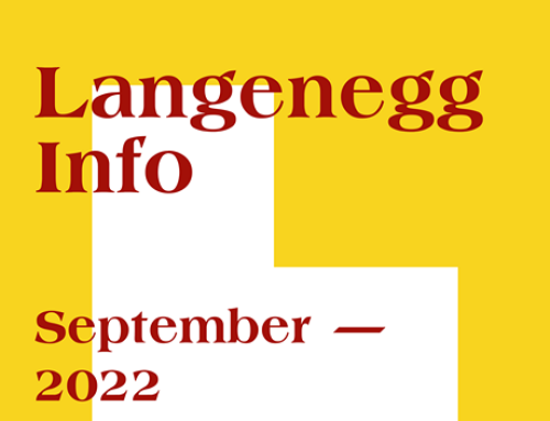 Die aktuelle Langenegg-Info: September 2022